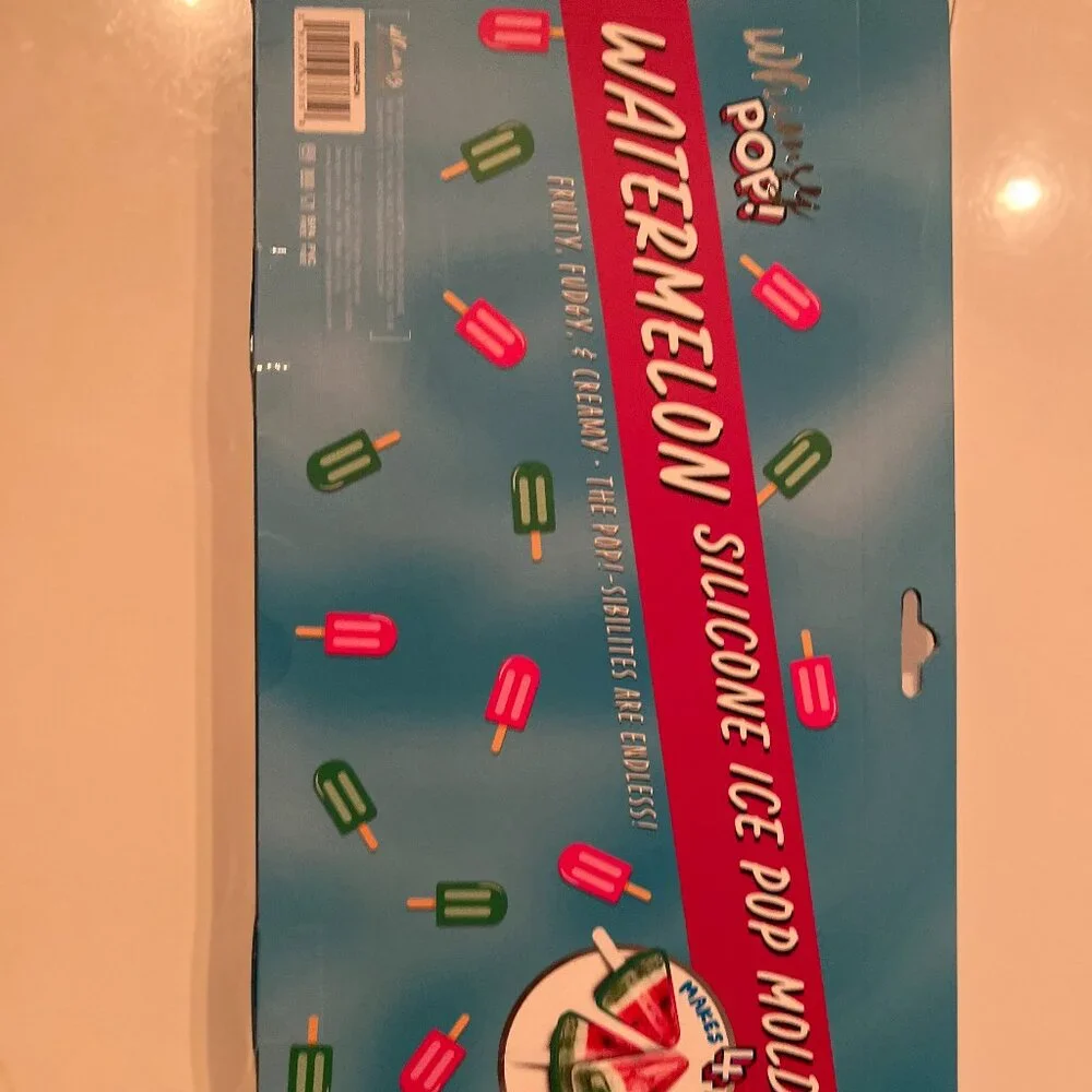 Watermelon Silicon Ice Pop‎ Molds (Set of 4) (new)